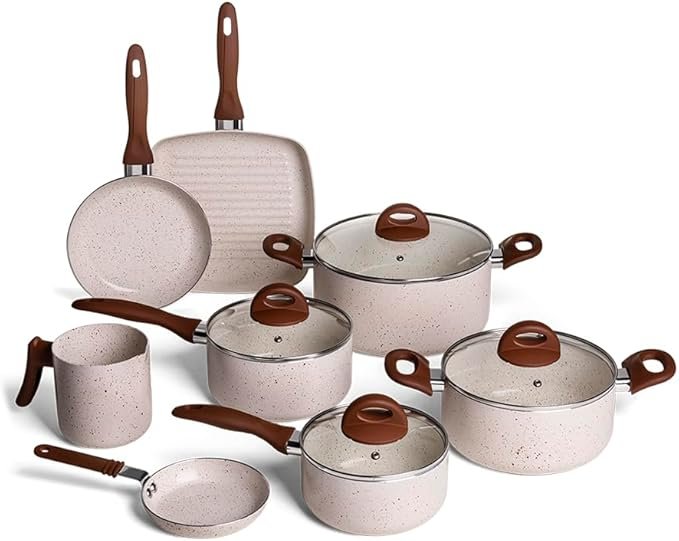 Conjunto de panela brinox 8 pecas