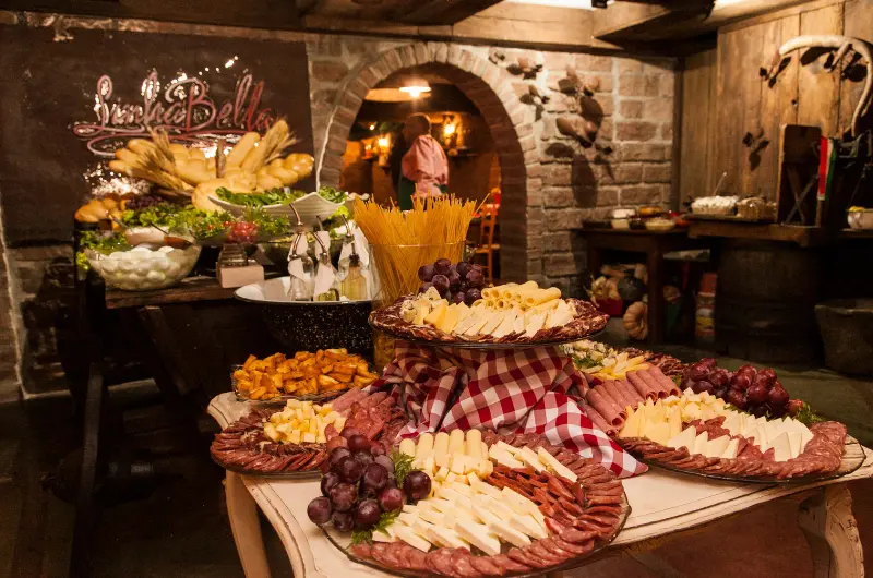 Noite temática italiana