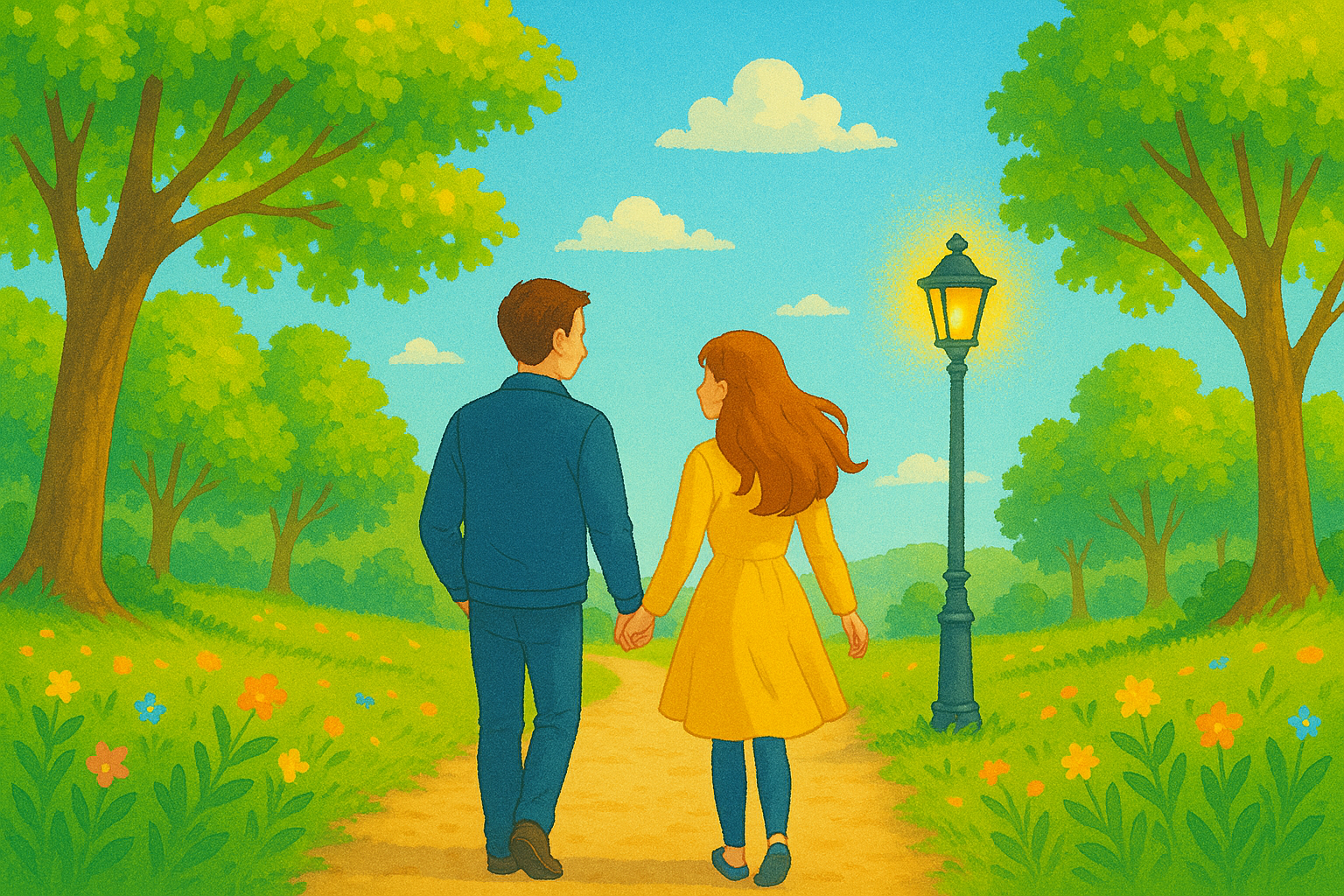 Passeio misterioso para o casal